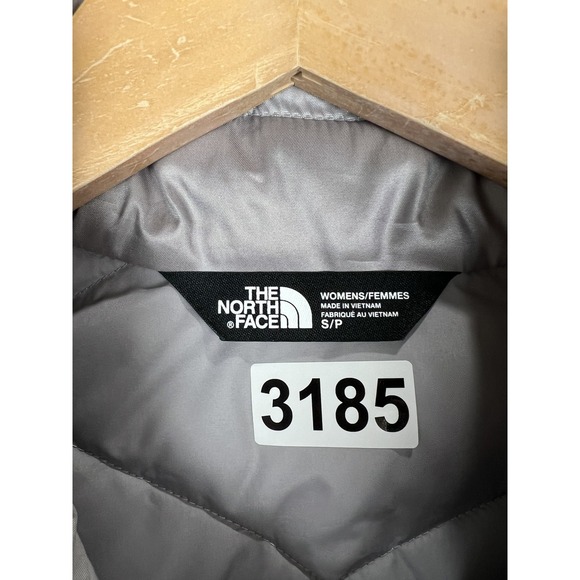 North Face 550 Vest Womens Small Gray Down Puffer‎ Lightweight Insulated Jacket - Picture 3 of 8